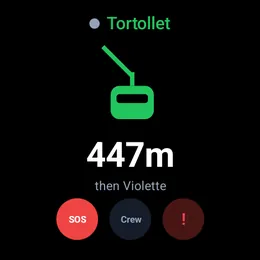 Glidr op Wear OS: navigatie naar de lift